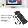 K 800 Keyboard with Touchpad Wired Ultra Thin Mini Compact