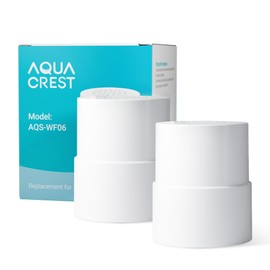AQUA CREST Shower Filter Replacement for JOLIE® FILTERED SHOWERHEAD, High Pressure Shower Filter Replacement Cartridge For Healthier Hair & Skin, 2 Pack