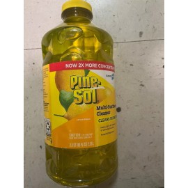 Pine-Sol 3 Pack - Pine-Sol Lemon, 80 Oz Each, Multi All Purpose Cleaner, 2X Concentrate