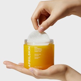 APRILSKIN [APRILSKIN]Real Calendula Hyaluronic Toner Pad (60ea)