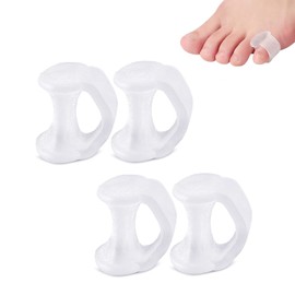 ZHEJIA 足指サポーター 内反小趾 サポーター 【４個セット】 小指ジェルパッド 小指サポーター 男女兼用