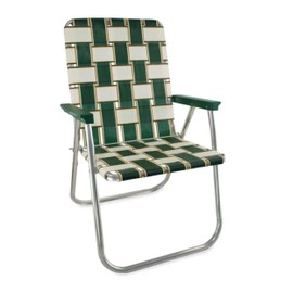 Lawn Chair USA Folding Aluminum Outdoor Patio Lawn Chair | Heavy-Duty Webbed Chairs for Camping, Sports, Beach, Yard & Tailgating | Lightweight Portable | Classic - Christmas Theme