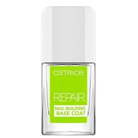 Catrice Nail Repair Nail Building Base Coat, Transparent, Nourishing, with Oils, Repairing, Hardening, Translucent, No Acetone, Vegan, Microplastic Particles Free (10.5 ml)