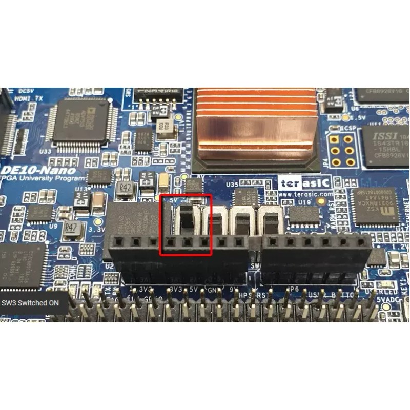 MiSTer FPGA Digital IO Board V1.2 Black w/ Fan and