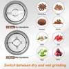 Secura Electric Coffee Grinder and Spice Grinder with 2 Stainless