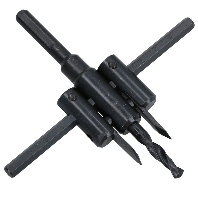 Adjustable Hole Saw/Drill Bit Round Circle Cutter 30mm to 120mm