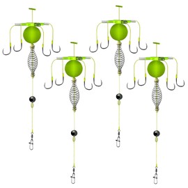 Luminous Carp Fishing Feeder | Steel Fishing Feeder Bait Cage | Spring Bait Cage Trap Fishing Hooks | Holder, Sports & Outdoor Recreation Accessories for Freshwater and Seawater