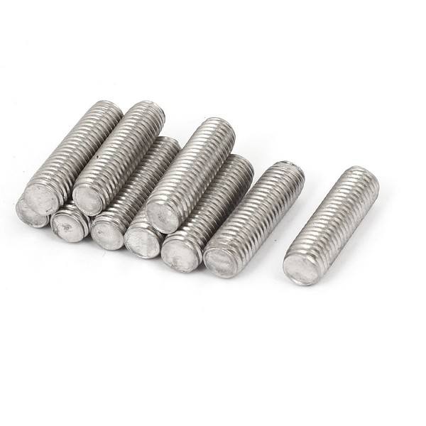 Sourcingmap M10 x 35mm 304 Stainless Steel Fully Threaded Rods