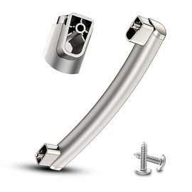 Upgraded WB15X10278 AP5790517 Microwave Door Handle Fits for GE JVM3160RF2SS JVM3160RF3SS JVM3160RF4SS JVM3160RF5SS Microwave，Replaces 261300714902, PS8754175, 3025557