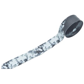 NOGUCHI NTB-007 Bicycle Bar Tape, Pixel Camouflage Tape, Gray, Left and Right Set, Small