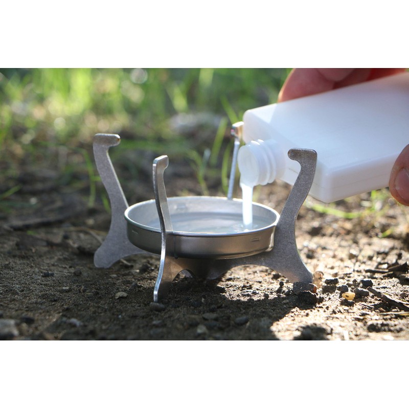 Polymath Products Phantom - Ultralight Stove and Windshield Set. Spill-proof