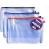 A5 Tuff Bag Zip Wallet Clear Plastic Wallets Zipped Pouch