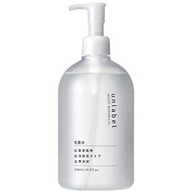 Unlabel Unlabel Moist Botanical 16.9 fl oz (500 ml) Lotion, Large Capacity, Moisturizing, Sensitive Skin, Dry Skin, Additive-free, Weakly Acid, Organic, High Moisturizing, Made in Japan, Skin Care,