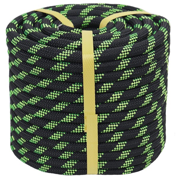 CRAYZA Braided Polyester Rope (3/8 in x 150 ft) Climbing