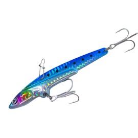 Momo Lure, Chivas Lure, Blue Metal Vibe, Briburi Plate, 1.6 oz (46 g), 1.6 oz (46 g), Hiramasa, Perfect for Blue Items (Maiwashi)