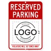 Reserved Parking Sign, Custom Parking Signs for Business, Violators Will