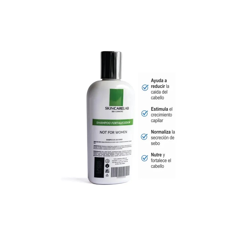 Shampoo Anticaída 2 Dth Blocker 0.1 Keratina Sin Parabenos