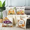 BINXWA Autumn Cushion Cover, Autumn Decorative Cushion 45 x 45