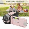 Akozon Digital Video Camera, 1080P 16MP Digital Camera 2.4 Inch
