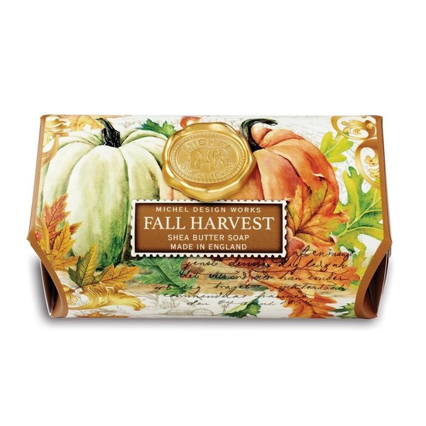 Michel Design Works Fall Harvest Autumn 8.7oz  Large Shea Butter Soap Bar