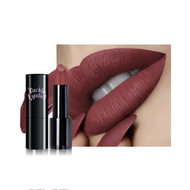 Brown Nude Lipstick Long Lasting for Women, Hydrating Matte Velvet Lip Gloss Superstay Liquid Lipstick Intense Color Non Stick Smudge-Proof & Waterproof Lipgloss Bold Glow Goth Lip Stick Makeup-02