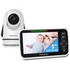 HelloBaby HelloBaby 5 Inch Video Baby Monitor with Camera and
