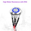 DMiotech 16mm / 5/8" Stainless Steel Momentary Push Button Switch