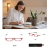 SKYOAK Ultra thin Lightweight Folding Reading Glasses Women Men TR90