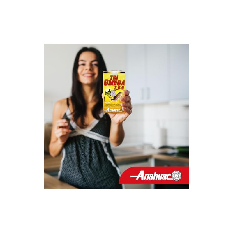 TRIOMEGA 3, 6, 9, Suplemento Alimenticio, Salud Cardiovascular, 100 capsulas,