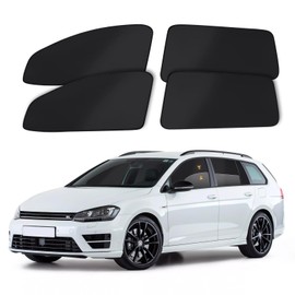 ZATOOTO Magnetic Side Car Window Shade, Designed for VW Golf 7 Variant, Privacy-Protection, Sun Block, Anti-UV, Car Window Shades for Baby, 4-Piece Set