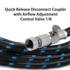 SAGUD Airbrush Hose 1.8 Meter Braided Rubber Hose with Standard