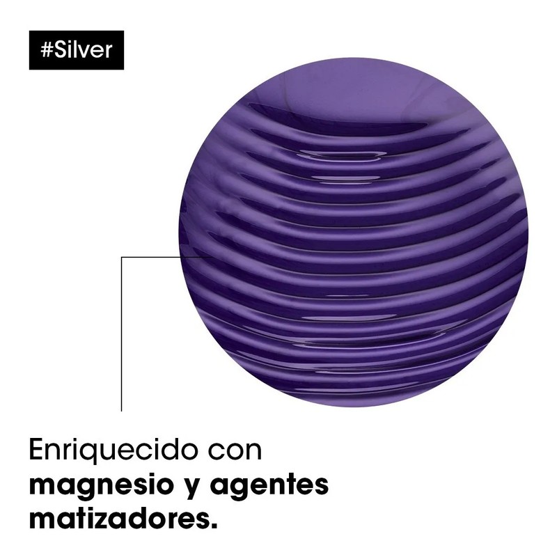L'Oréal Professionnel Silver Magnesium Shampoo Matizador 500ml
