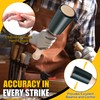 Precision 15oz Wood Carving Mallet for Woodworking, Ergonomic Wooden Handle