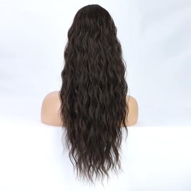 Luovce Kunsthaarverlängerung, Pferdeschwanz, gewellt, Kordel, Pferdeschwanz, Haarverlängerung, 66 cm