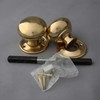 Georgian Small Brass Cottage Door Knobs