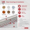 LuxHeat 10sqft Floor Heating Mat Kit - 120v Radiant Floor