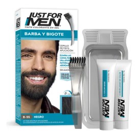 Just For Men Gel Para Barba/bigote, Color Negro (b-55)