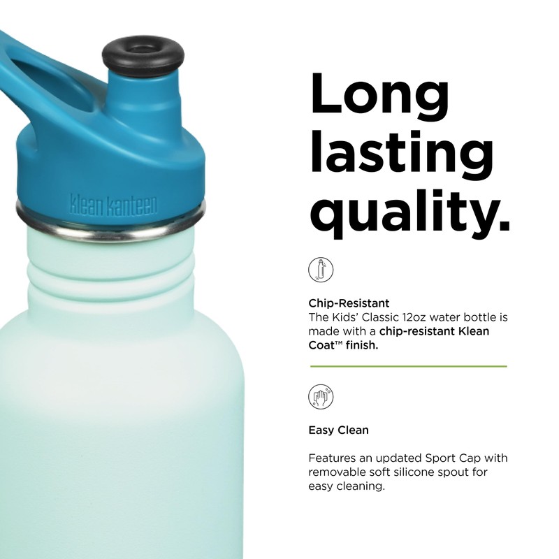Klean Kanteen Unisex - Adult Klean Kanteen-1008444 Bottle, Blue Tint,