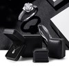 Oirlv PU Leather Bracelet Box Black Bangle Organiser Box Bangle