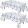 108 x 54 Inch Tablecover Plastic Tablecloth Disposable Table Cover