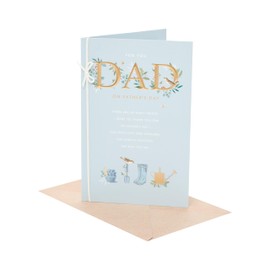 UK Greetings | RHS Father's Day Card for Dad | Card for Dad, Grandad, Husband | Him, Boys, Men | Gardening Design | With Envelope | 165x254 mm