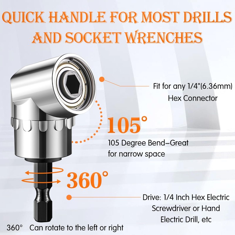 Threlaco 36 Pcs Bit Holder Keychain, 1/4 3/8 1/2 Socket