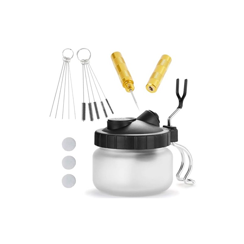 EBEST 4 SET Airbrush Cleaning Kit Repair Tools Needle Nozzle