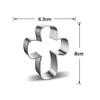 Aeyistry 3 Pcs Different Shapes Stainless Steel Cross Cookie Cutter,Easter