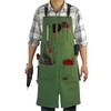 Stenffy Woodworking Apron, Tool Apron, Canvas, Multiple Pockets, Adjustable Zipper,