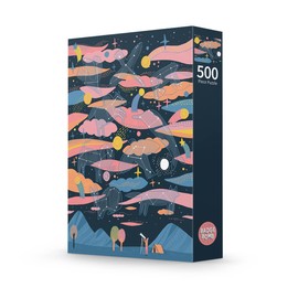Cosmic Dreams 500 Piece Puzzle by BADGE BOMB