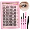 Gmagictobo Natural Lash Clusters Wispy Lash Clusters Kit Clear Band