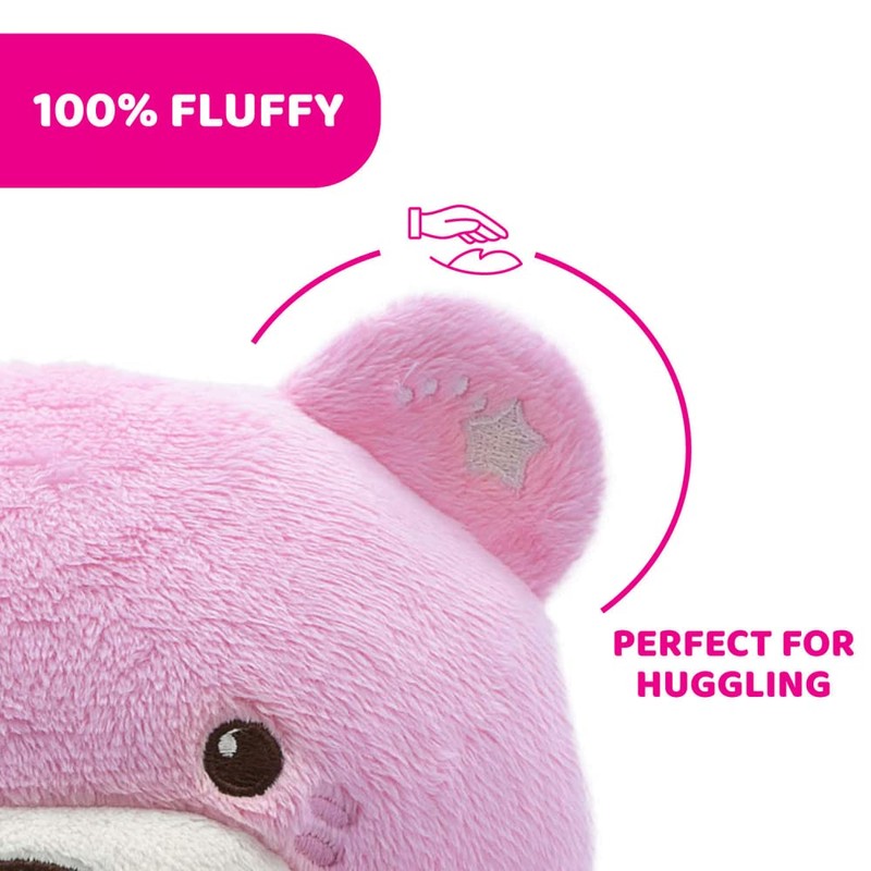 Chicco First Dreams Teddy Bear with Night Light, Pink |