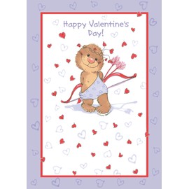 Suzy's Zoo Valentines Cards 4-pack, A Day Filled with Love 10963