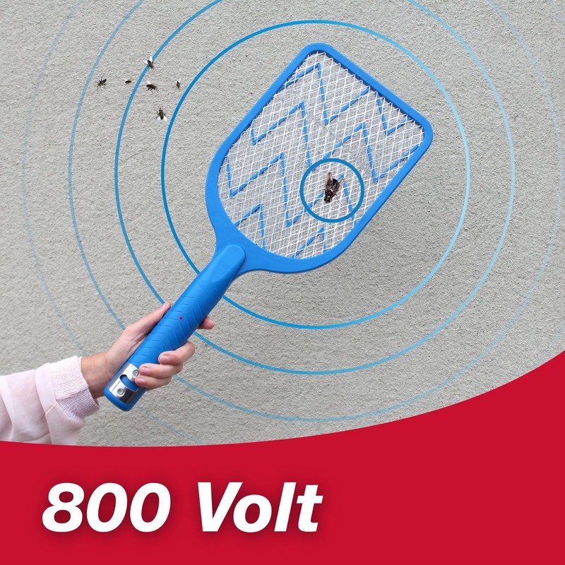 PIC Mega Handheld Bug Zapper Racket w/Bottle Opener